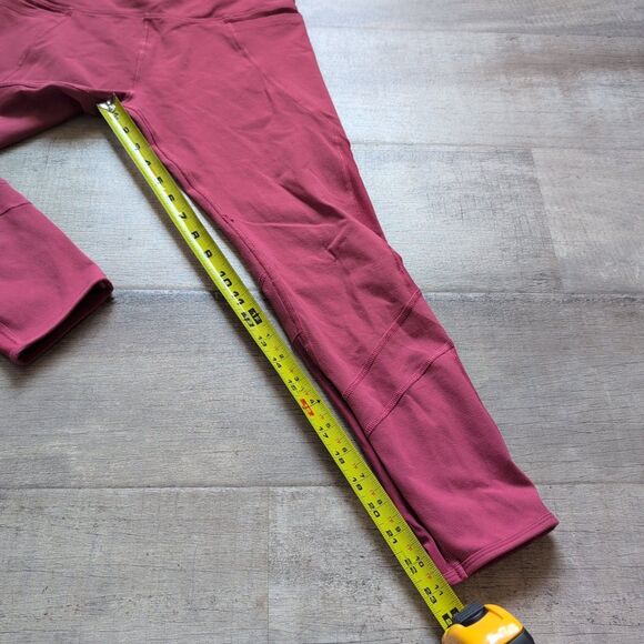 Lorna Jane Leggings Womens Medium M Pink High Rise Tight Ladies - Picture 7 of 7